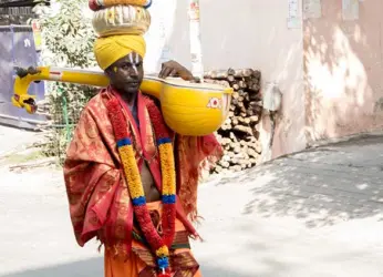 A disappearing tradition – Haridasu on the streets of Visakhapatnam