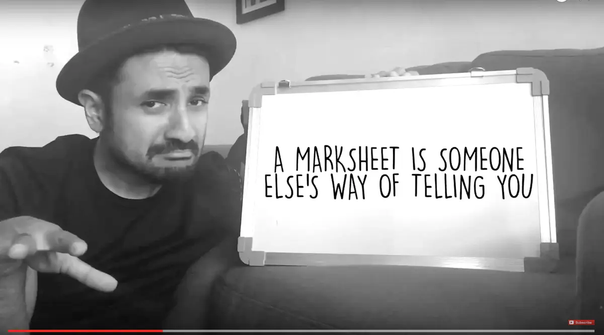 Vir Das has a message worth seeing.