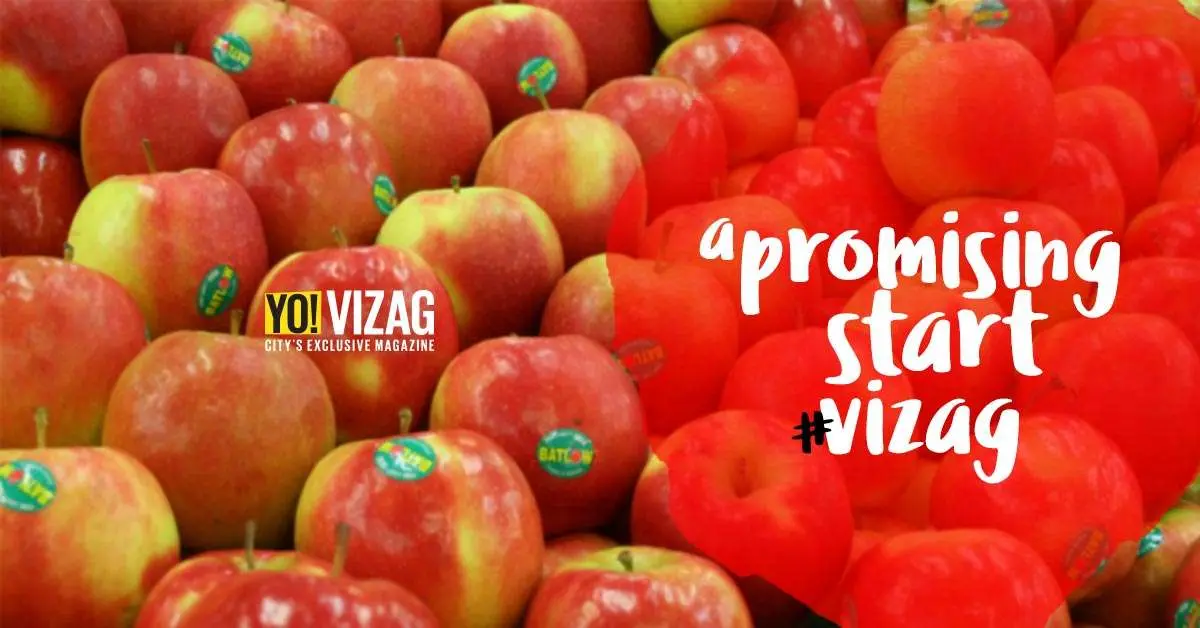 Apples In Vizag - A Feather In Our Cap