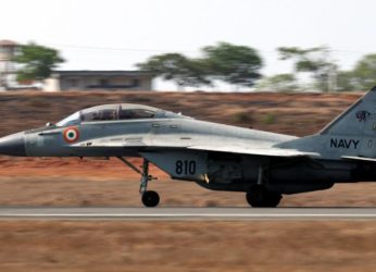 Indian Navy MiG-29K mishap in Visakhapatnam