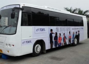 TOEFL Vans to circle Vizag Colleges