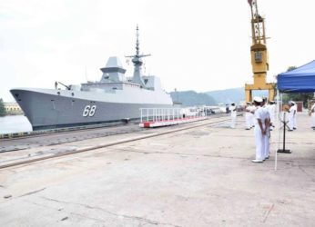 Singapore Navy Ship ‘Formidable’ Visits Vizag