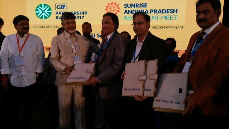 GMR group sign’s MoUs  for manufacturing units in Kakinada SEZ, Andhra Pradesh