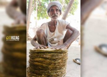 Rama Naidu: The 85 year old man, who sells leaf plates for a living