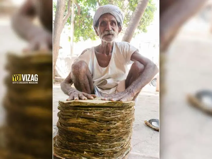 Rama Naidu: The 85 year old man, who sells leaf plates for a living