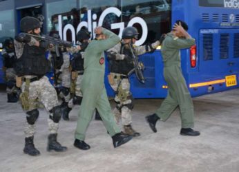 Anti Hijack Mock Exercise conducted at Visakhapatnam Airport