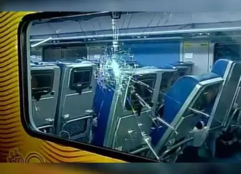 Train Left Vandalised On Its First Run, LED Screens Broken