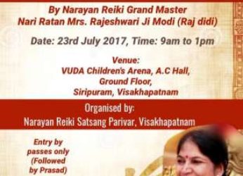 Positive Motivational Talk by Narayan Reiki Satsang Parivar of Vizag.
