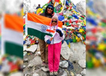Vizag girl Kaamya Karthikeyan goes beyond Mt.Everest base camp. Comes back a winner.