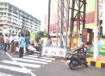 Traffic police impose fines on pillion riders sans helmet in Visakhapatnam