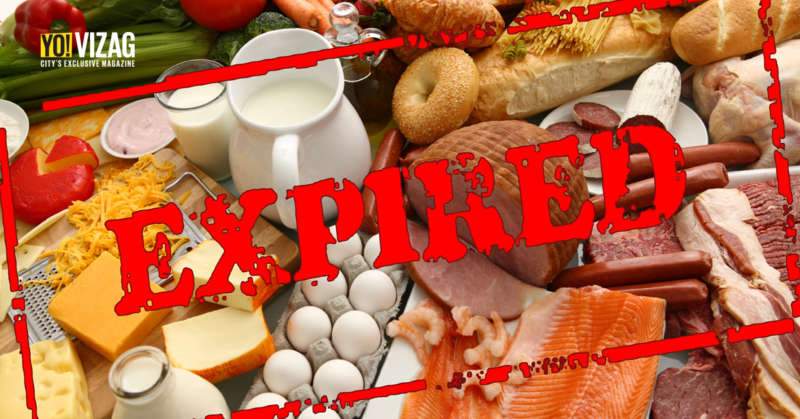 V&E Officials seize expired food products in Visakhapatnam markets
