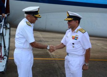 Indian Navy kick starts Golden Jubilee celebrations with visit of Chief of Naval Staff to Vizag.