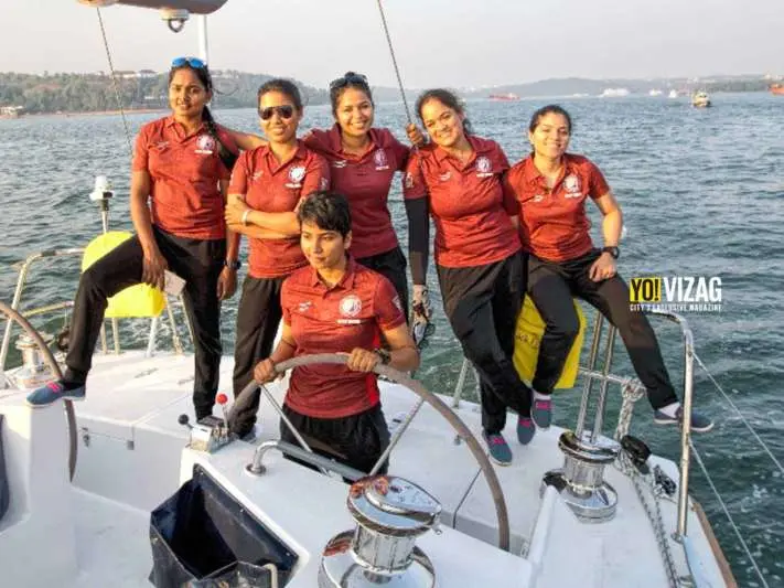 Indian Navy world circumnavigating sail tour with 6 lady officers starts.