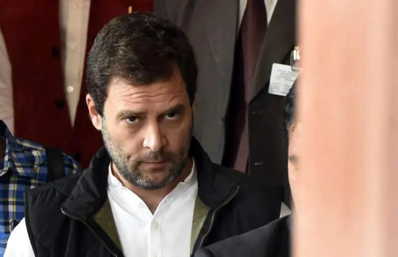 Rahul Gandhi accidentally enters the women's restroom in Gujurat