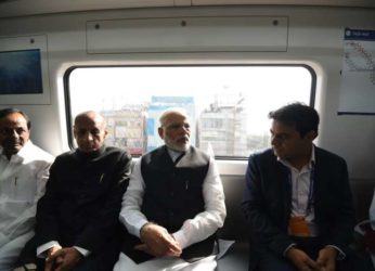 Prime Minister Narendra Modi inaugurates Metro Rail in Hyderabad