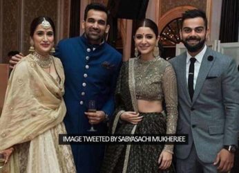 In Pictures: Zaheer Khan and Sagarika host a grand reception party in Mumbai