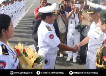 Indian Navy Ship Kadmatt on overseas sojourn to Cambodia  
