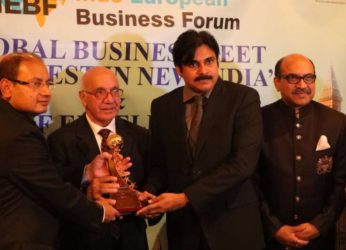 Pawan Kalyan receives IEBF award at the Global Business Summit in London