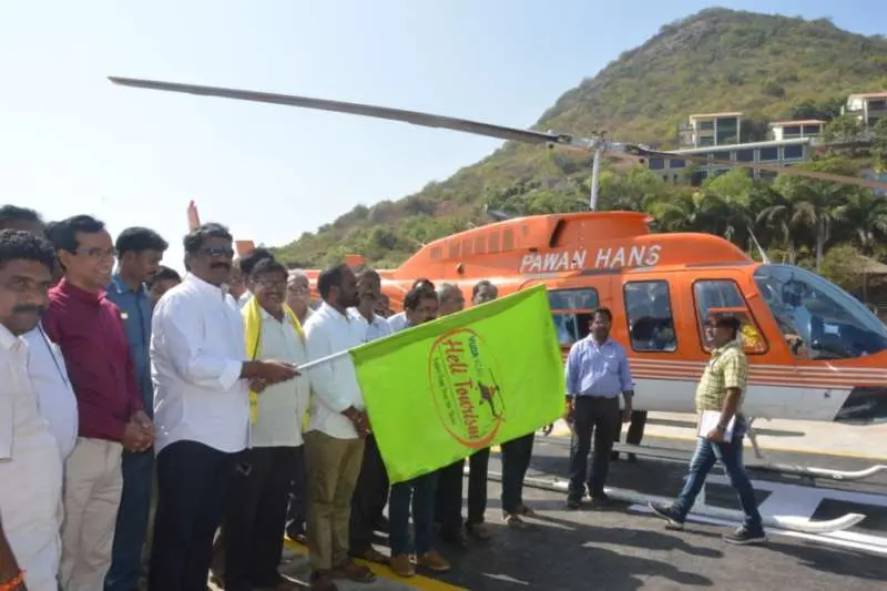 heli tourism, visakhapatnam