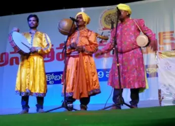Folk tradition used in the campaign against ganja use in Visakhapatnam