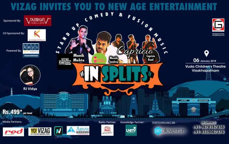 visakhapatnam, standup comedy