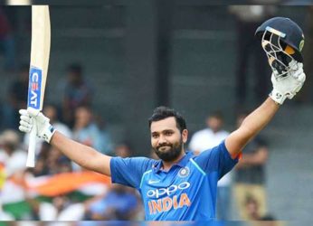 Rohit Sharma creates history. Scores third double century in ODIs