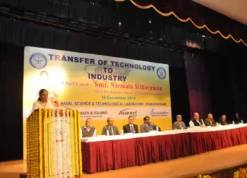 Defence Minister of India, Smt. Nirmala Sitharaman in Visakhaptnam to promote ‘Make in India’