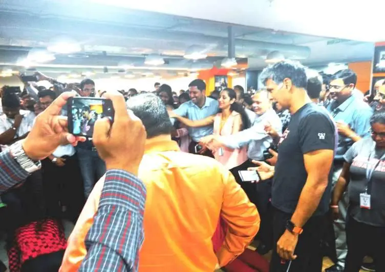 Millind Soman in Visakhapatnam