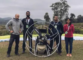 The amazing experiences of Paramotor Pilots at Araku Balloon Festival