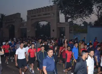 Indian Navy conducts awareness drive ahead of Republic Day celebrations in Visakhapatnam