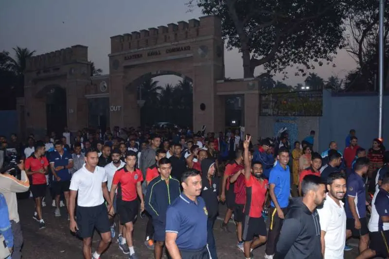 Indian Navy conducts awareness drive ahead of Republic Day celebrations in Visakhapatnam