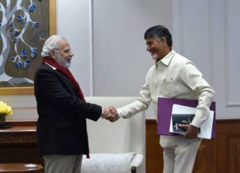 Andhra Pradesh CM Chandrababu Naidu meets PM Narendra Modi in Delhi