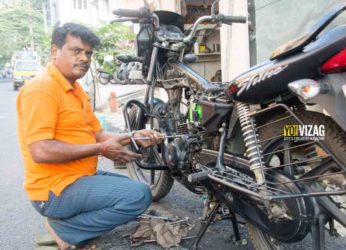 A day in the life of a famous mechanic in Vizag