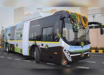 ‘Go Green Breathe Clean’: Electric bus, car flagged off in Andhra Pradesh