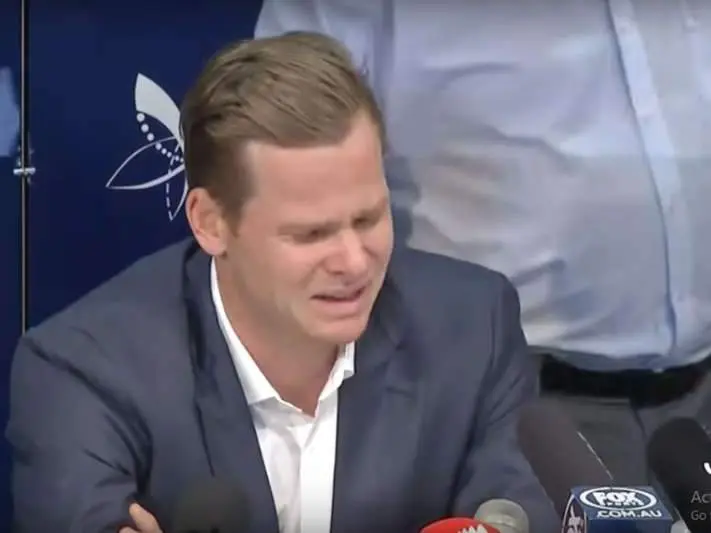 Steve Smith breaks down in tears at Press Conference in Sydney