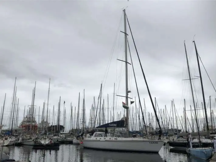 Navika Sagar Parikrama - INSV Tarini departs Cape Town, South Africa