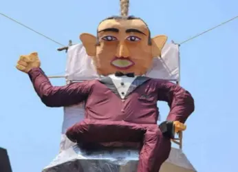 Nirav Modi’s effigy burned for Holika celebrations in Mumbai