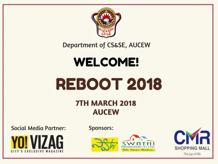 Rebbot 2019, Andhra University