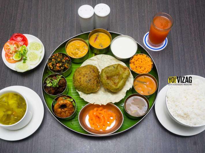 non veg thali, visakhapatnam