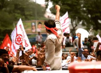 In Pics: Andhra Pradesh leaders hit the road demanding special status