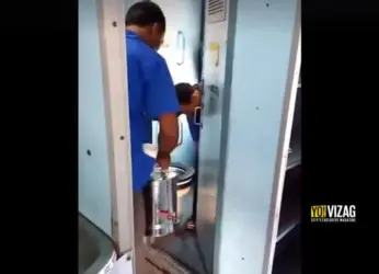 Railway vendor slapped with a heavy fine for bringing out tea from train toilet