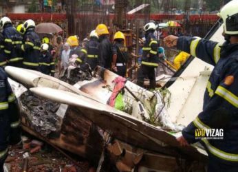Death of 5 as a chartered plane crashes in Mumbai streets
