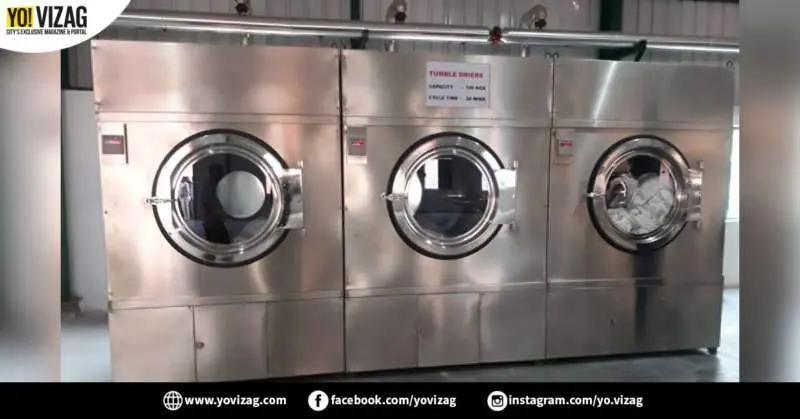 Mechanised laundry installed at the Visakhapatnam Railway Station