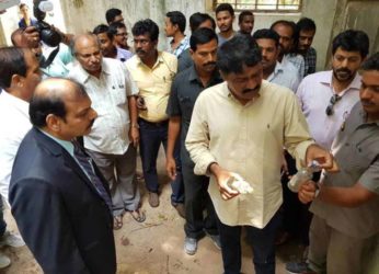Ganta Srinivasa Rao furious on citing ill activities in Andhra University