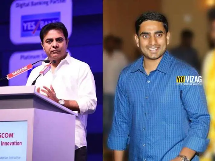 ktr, nara lokesh