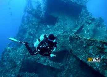 Scuba Diving tourism at a 100 years old shipwreck in Vizianagaram