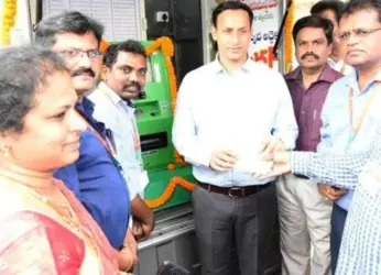 District Collector launches mobile ATM in Vizag