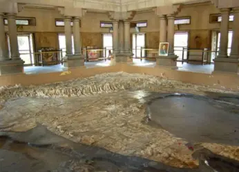 Bharat Mata Mandir, the temple of a giant, Marbel Map of Undivided India