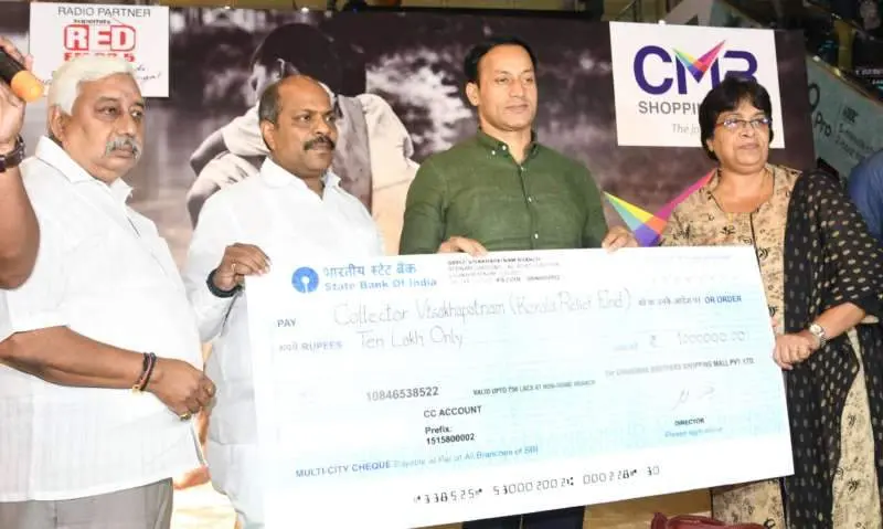 CMR Group donates for Kerala flood relief fund