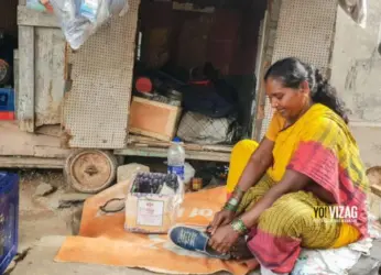 The heart touching story of a woman cobbler from Vizag